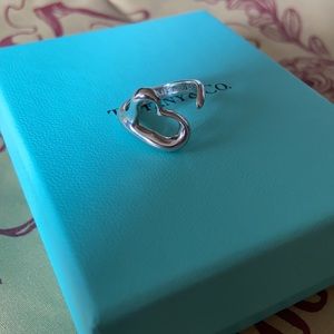 Tiffany & Co. "Elsa Peretti" Open Heart Ring
